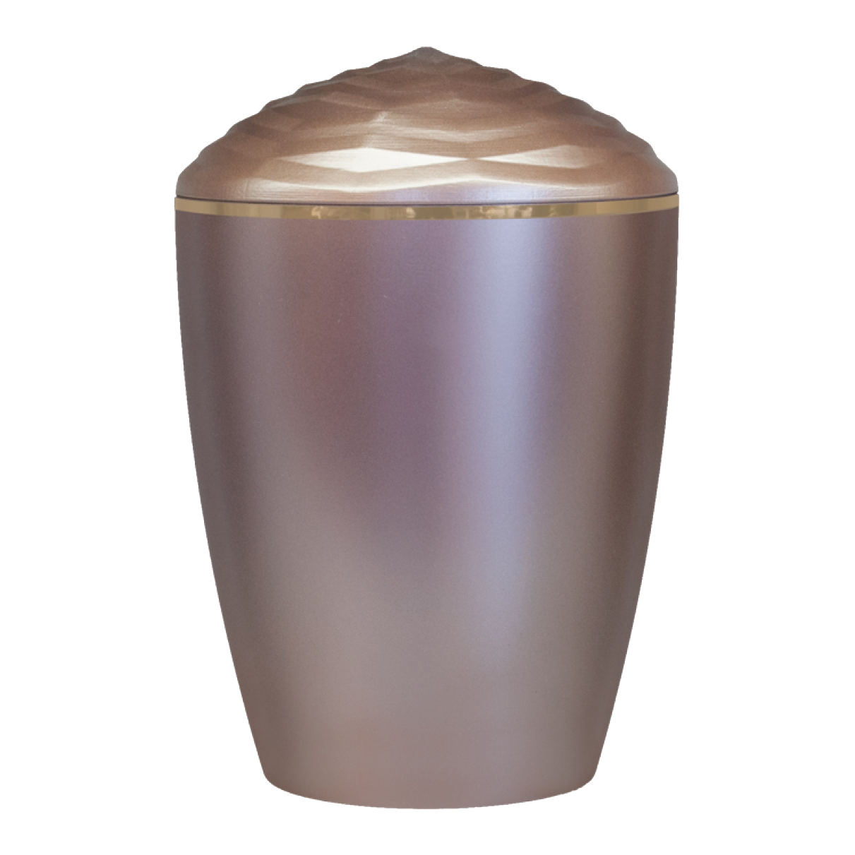 Forest Gold Band Bio Cremation Urn – Taupe